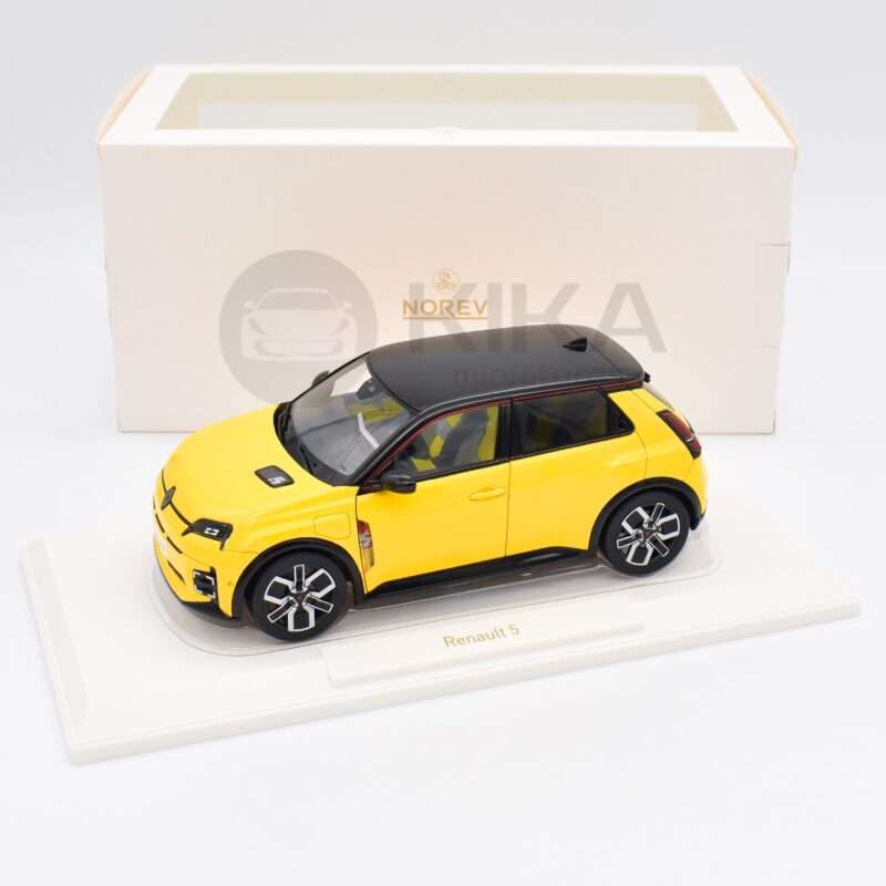 Renault 5 E-Tech Jaune Pop et Noir 2024