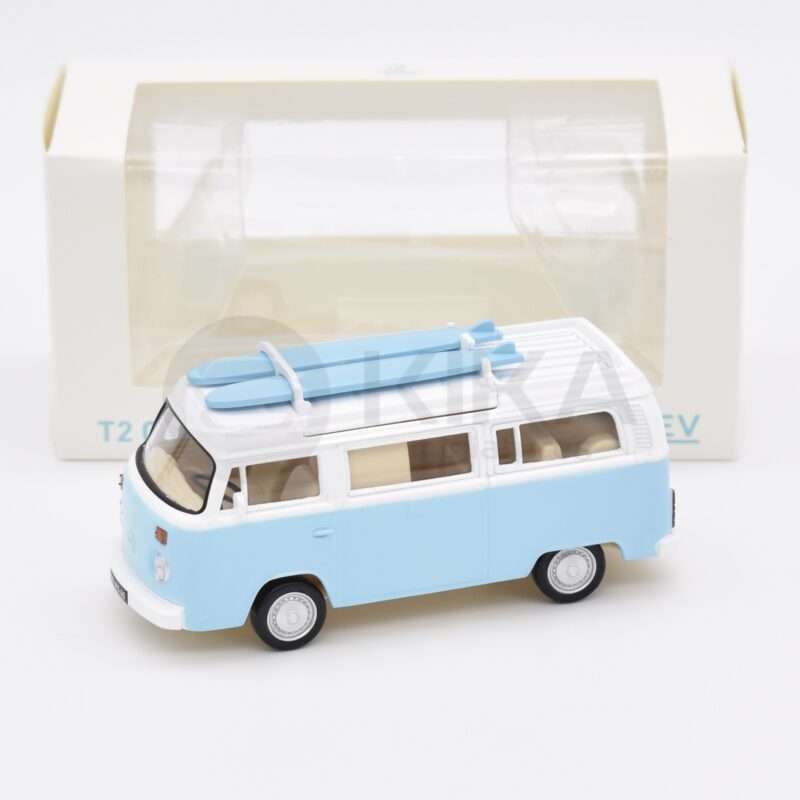 VW Combi T2 B Camper Van Bleu 1973