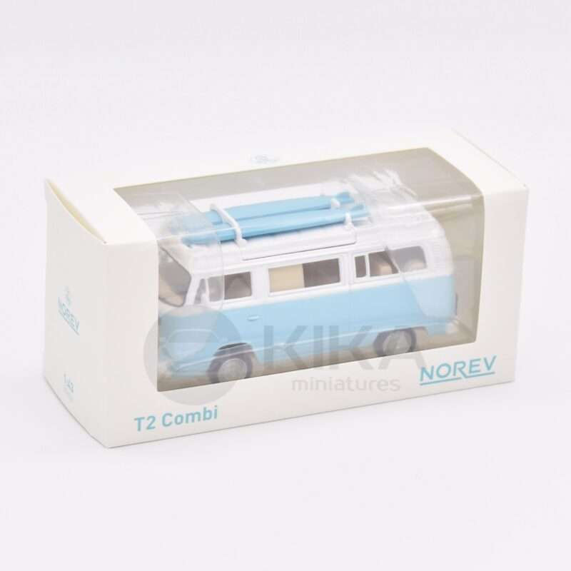 VW Combi T2 B Camper Van Bleu 1973 – Image 4