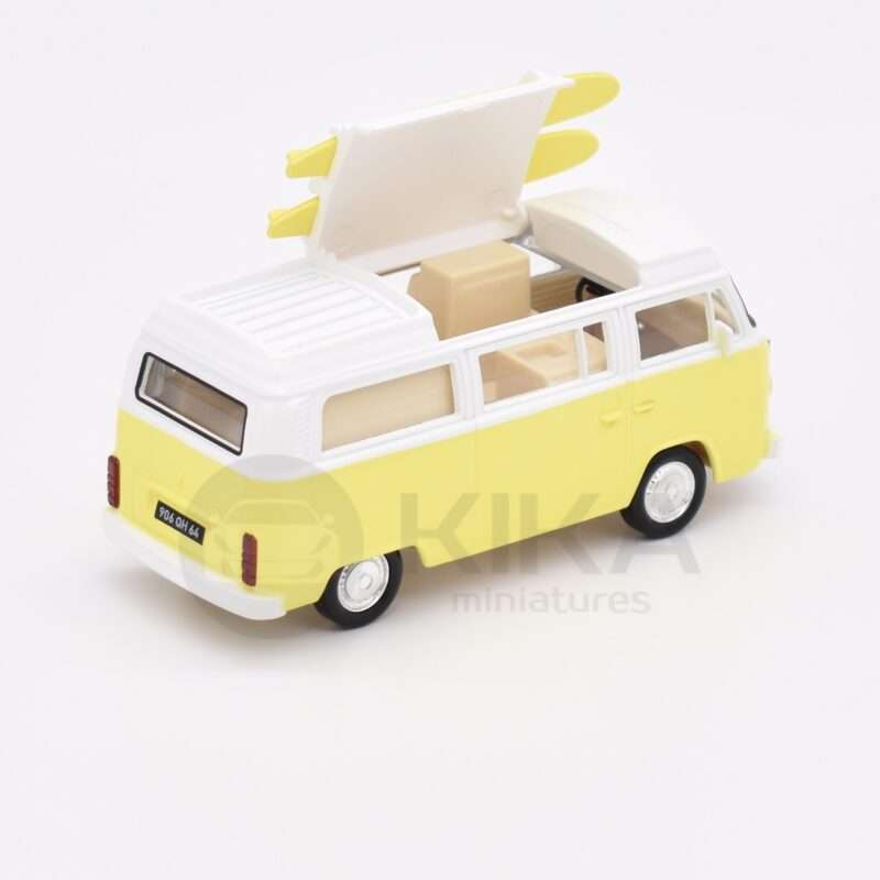 VW Combi T2 B Camper Van Jaune 1973 – Image 3