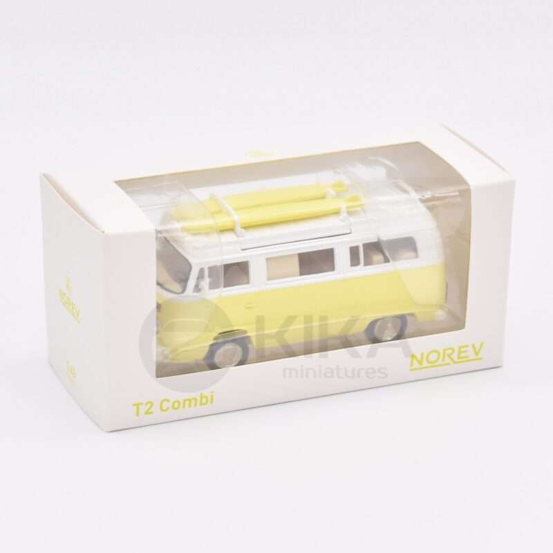 VW Combi T2 B Camper Van Jaune 1973 – Image 4