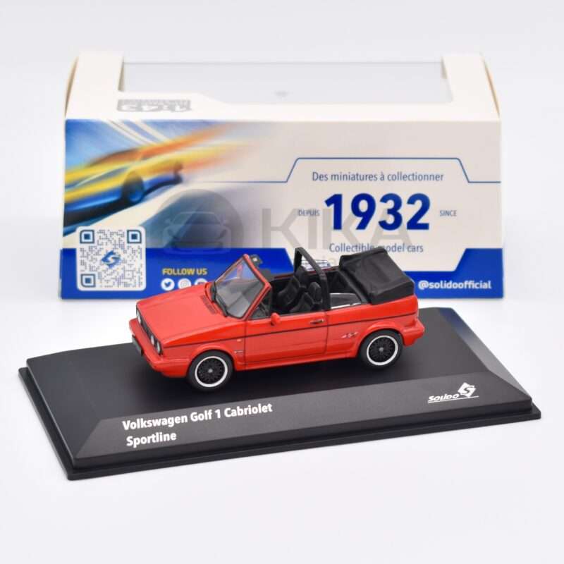 Volkswagen Golf 1 Cabriolet Rouge 1992